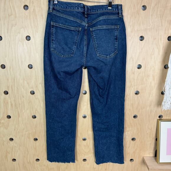 Agolde Women’s Kye Mid Rise Straight Crop in Mirage Jeans Size 27 - Picture 4 of 7